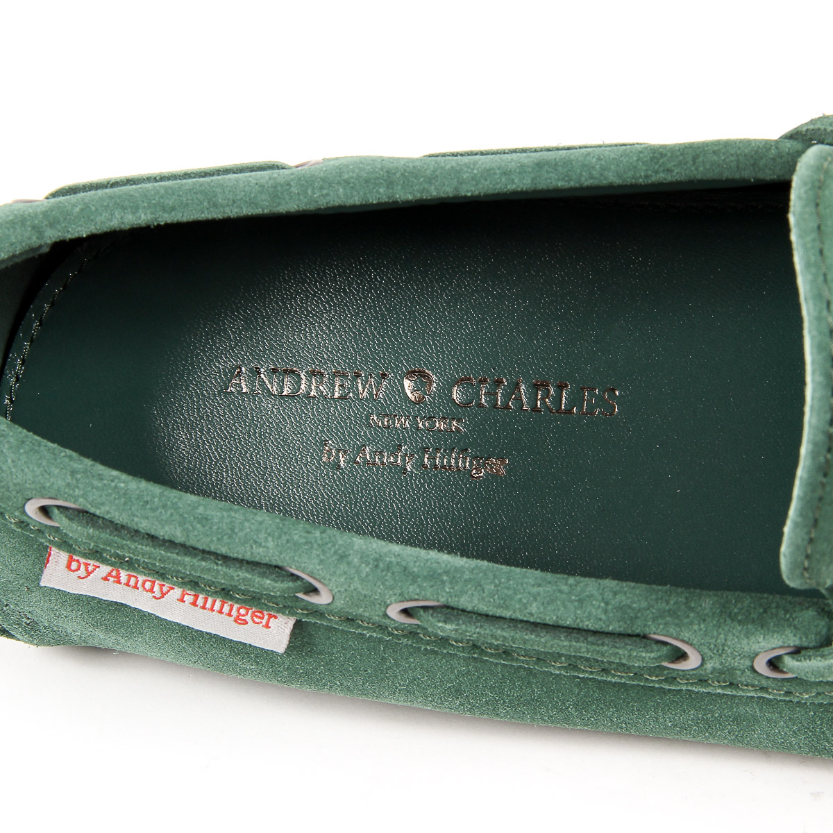 Mocasín Andrew Charles para hombre verde STEVE