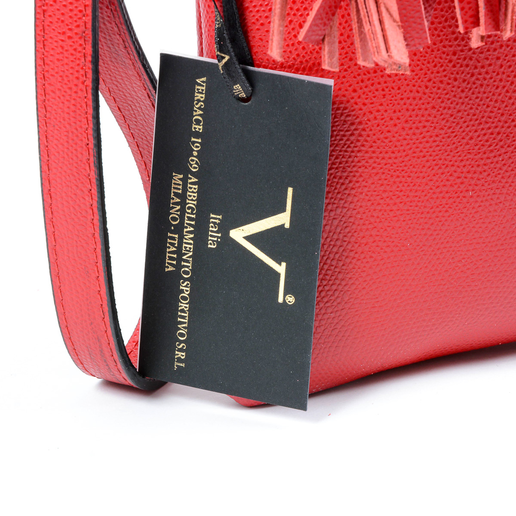 Bolso de mano para mujer V 1969 Italia rojo PECHINO