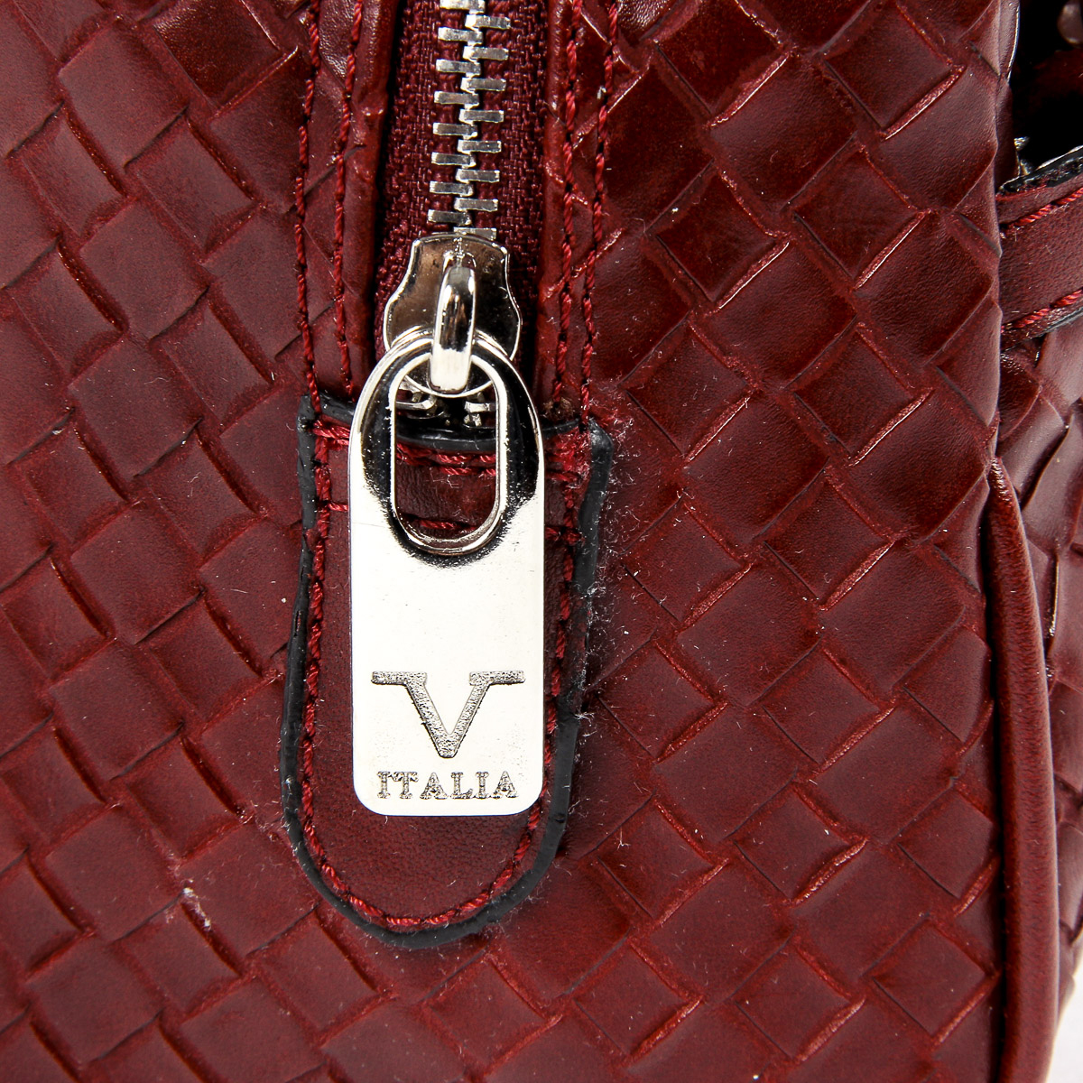 Bolso de hombre V 1969 Italia rojo oscuro CURT