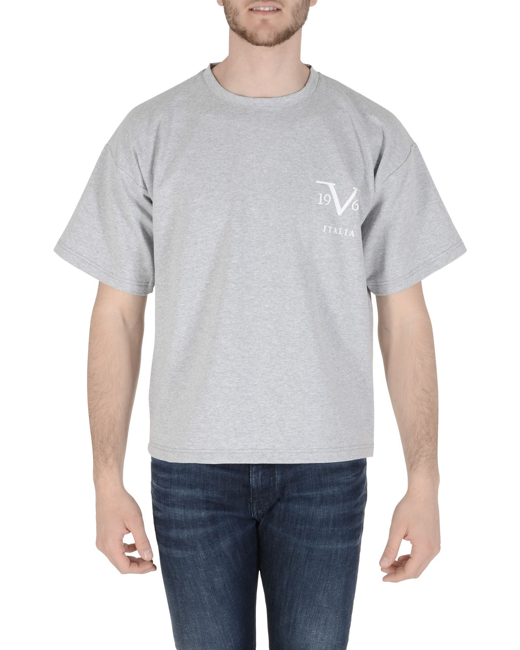 19V69 Italia Camiseta para hombre Gris claro AZIR GRIS CLARO