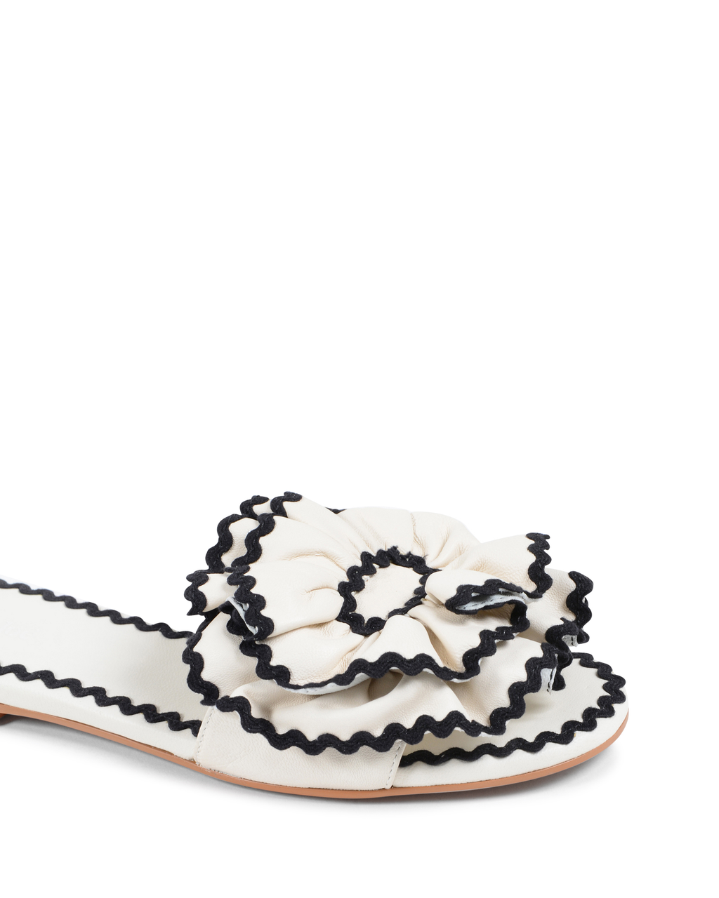 ChloÃ¨ Womens Flat Sandal White SB32071A 999 GESSO NERO