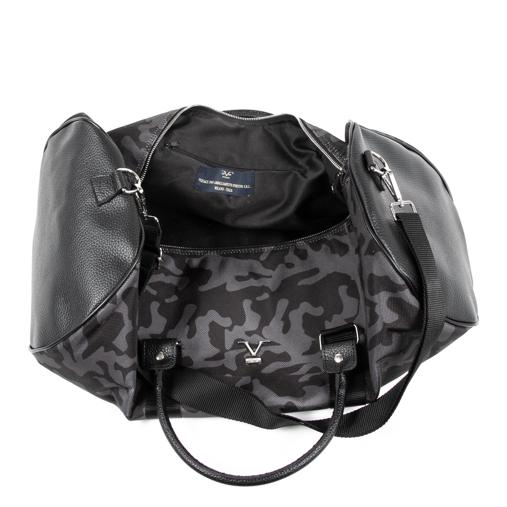 V 1969 Italia Mens Sport Bag Black DESMOND