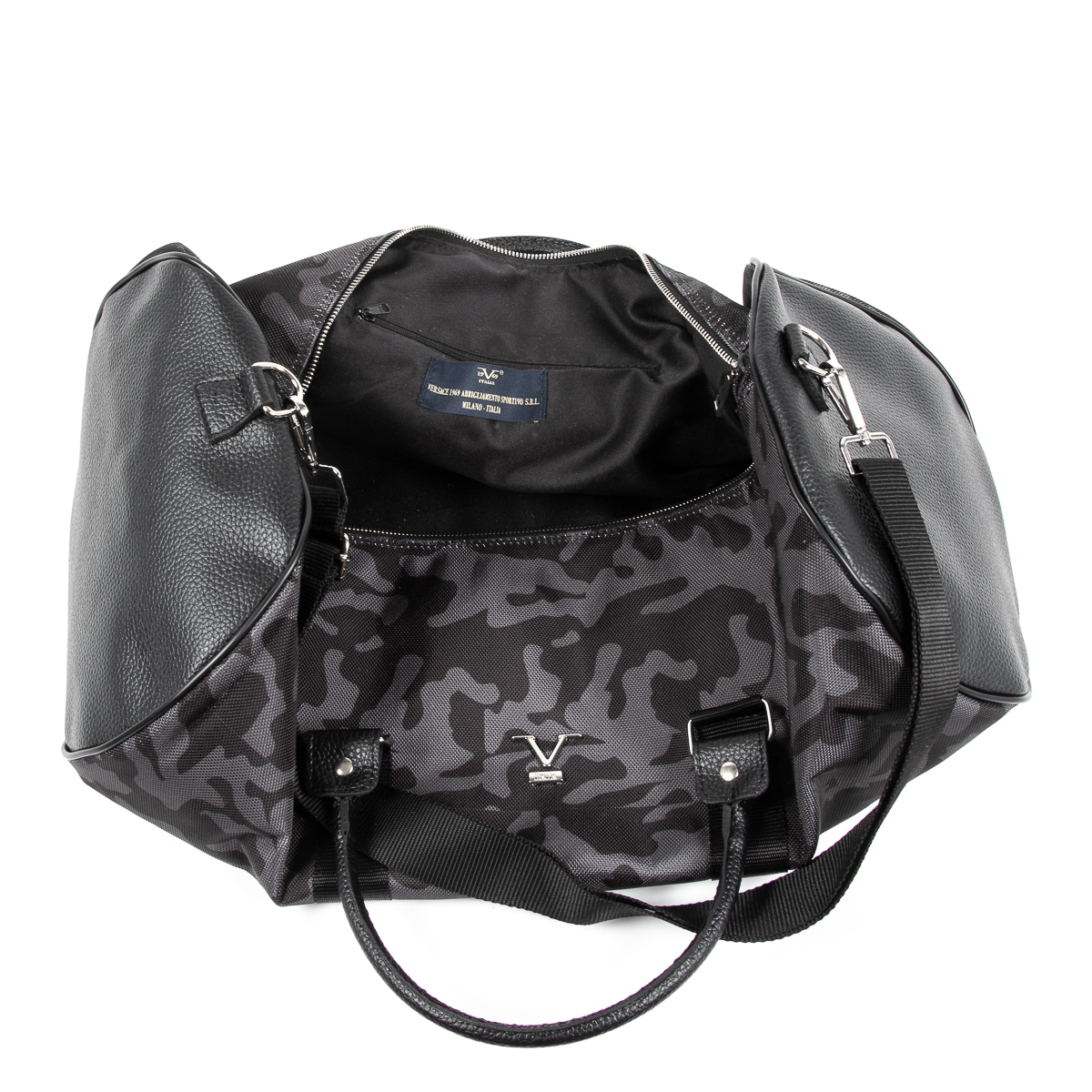 V 1969 Italia Mens Sport Bag Black DESMOND