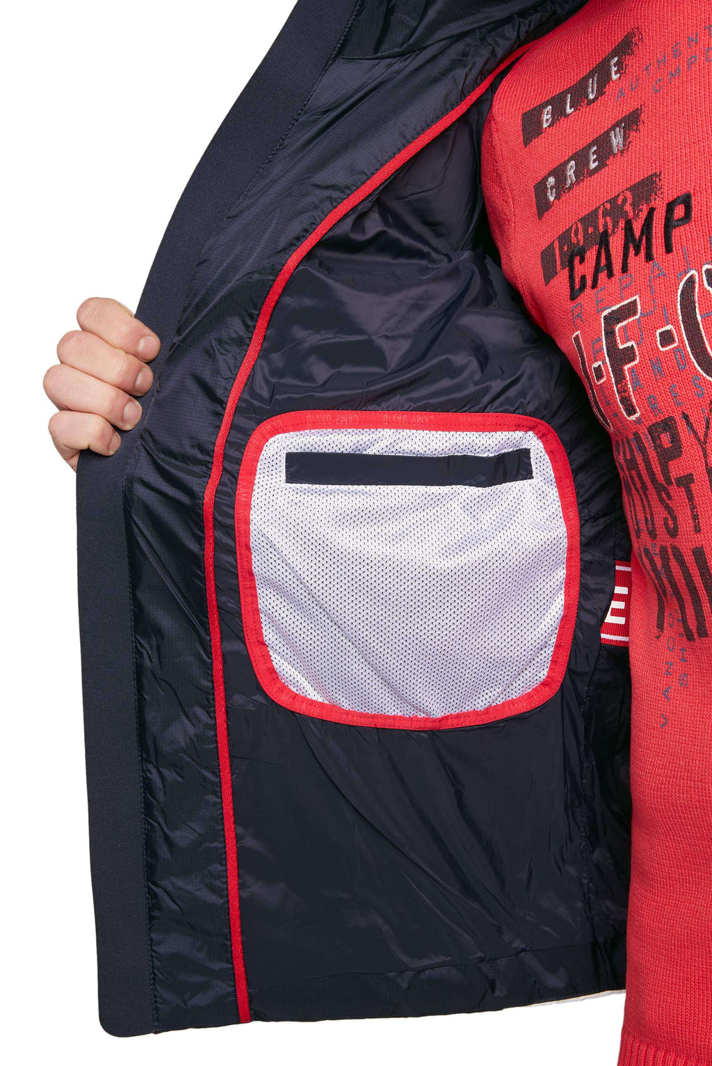 Chaqueta con capucha para hombre Camp David
