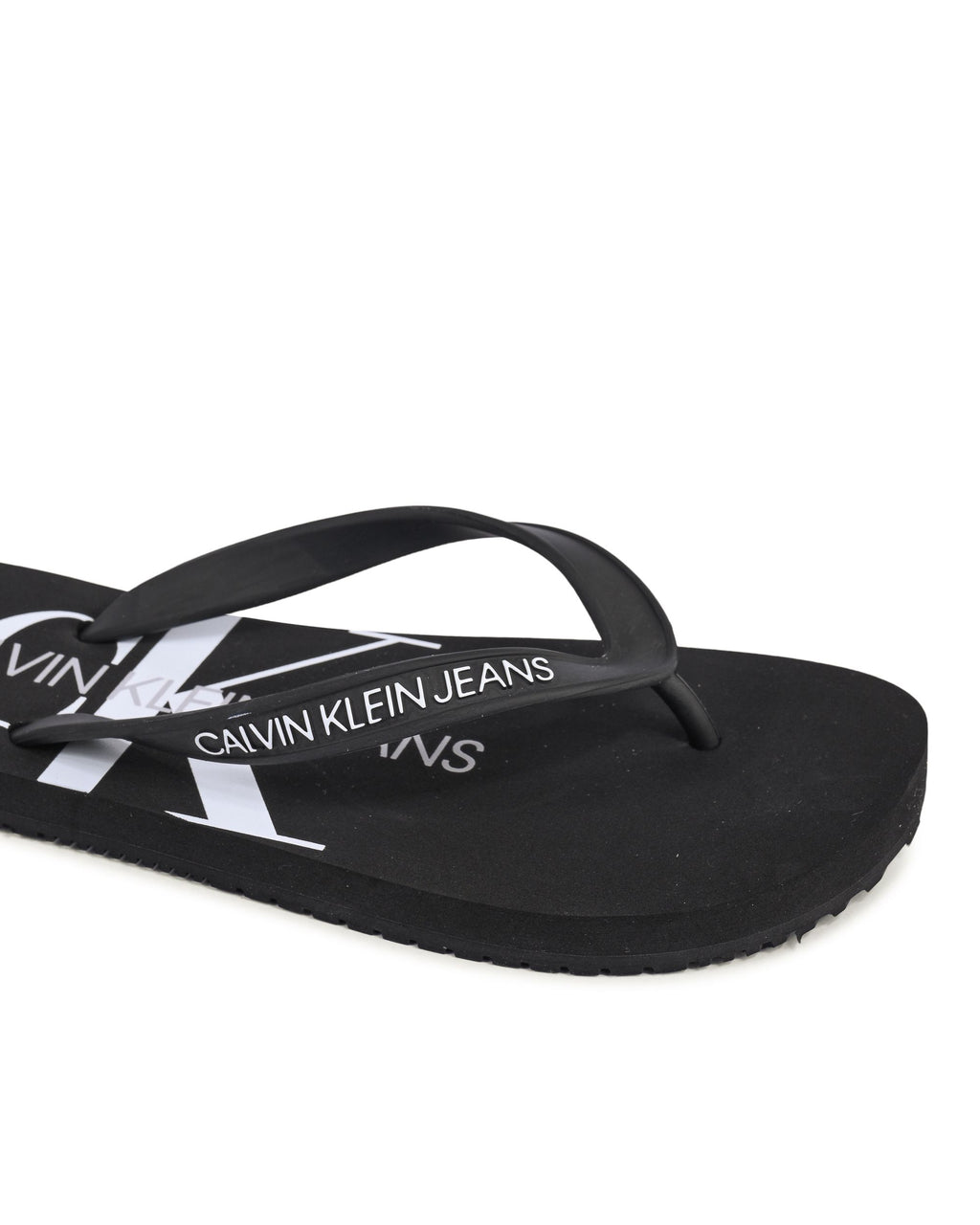 Chanclas Calvin Klein para mujer negras YW0YW00098BDS