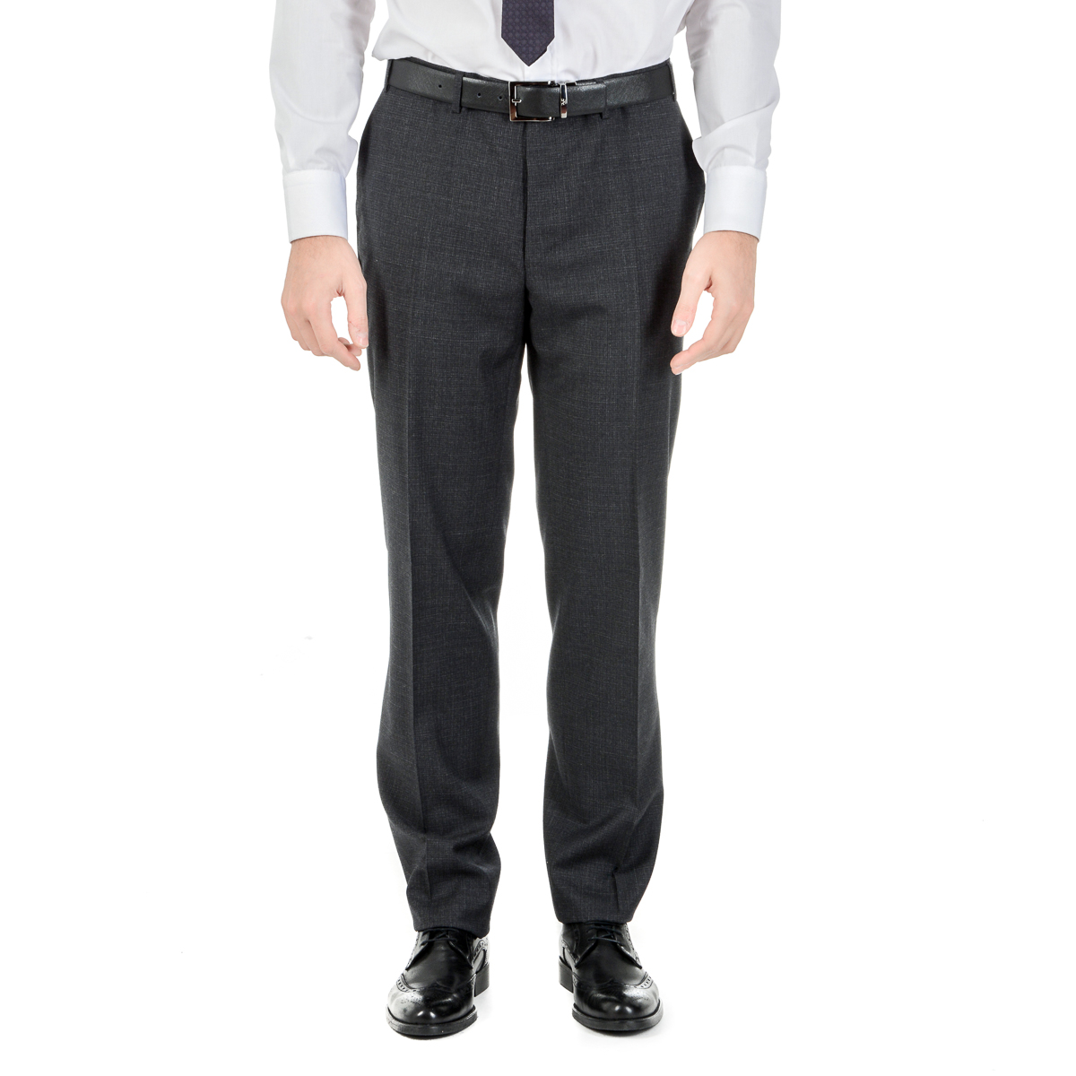 Canali Mens Suit Long Sleeves Dark Grey