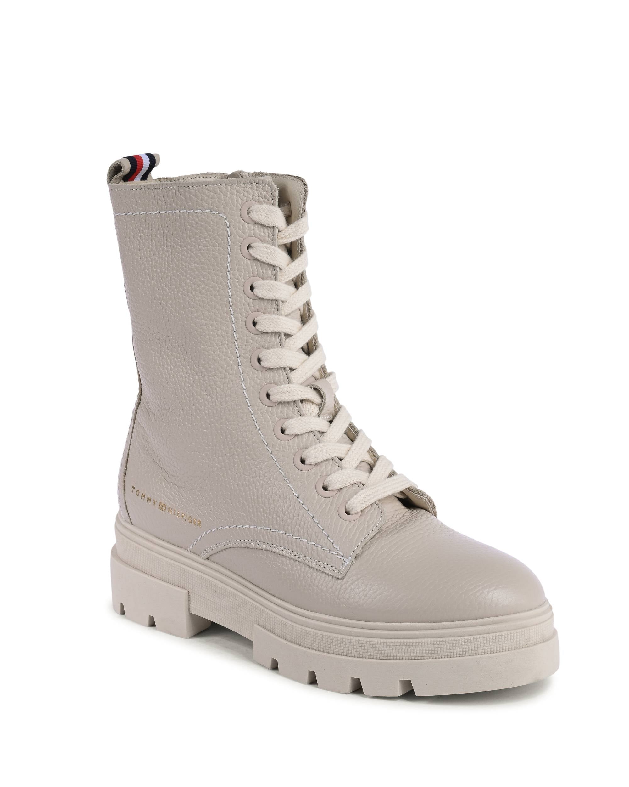 Botas Tommy Hilfiger para mujer BEIGE FW0FW06732ACI