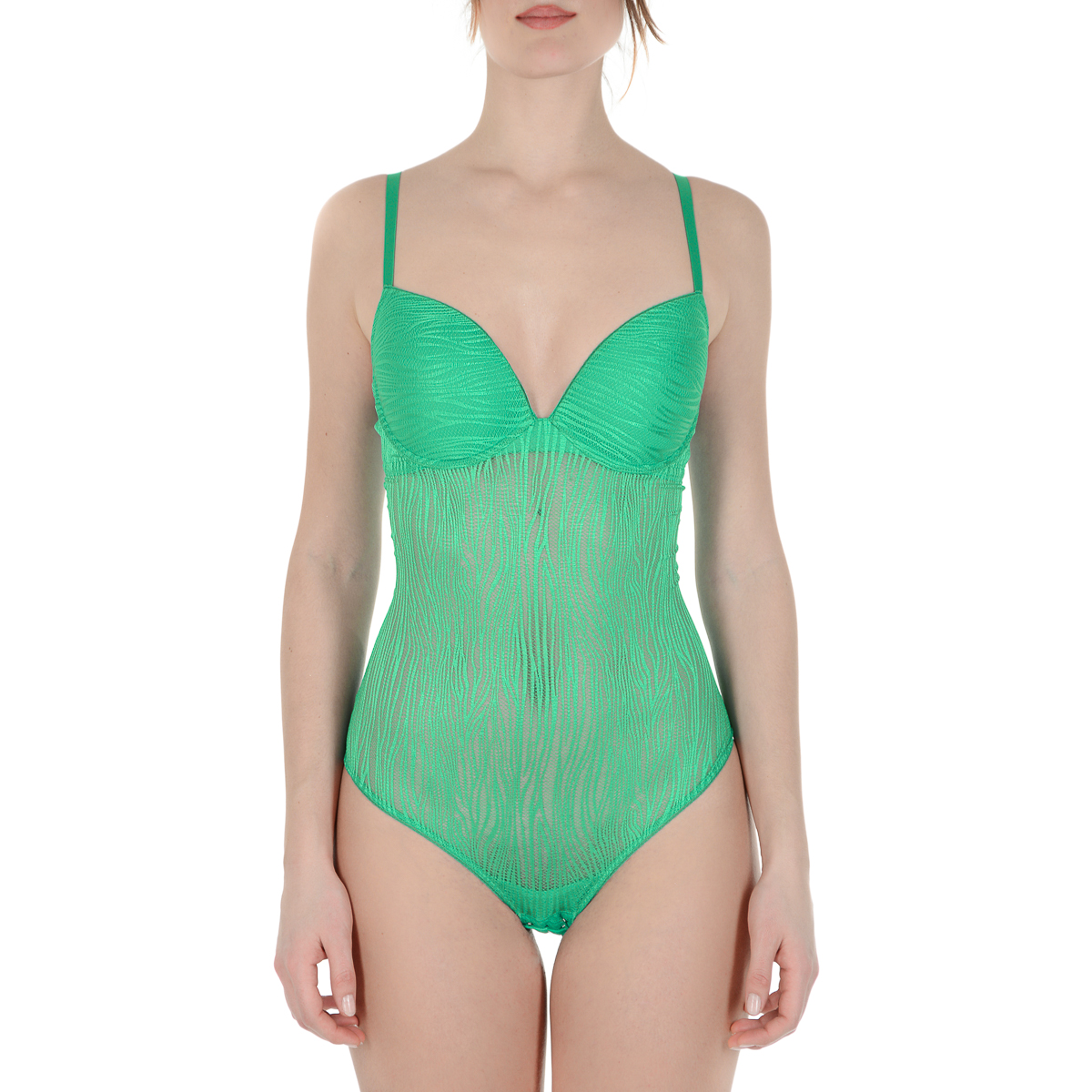 Body verde para mujer Studio La Perla