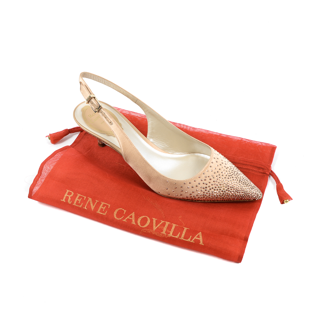 Rene Caovilla by The Blonde Salad Womens Slingback Pump Pink ICE