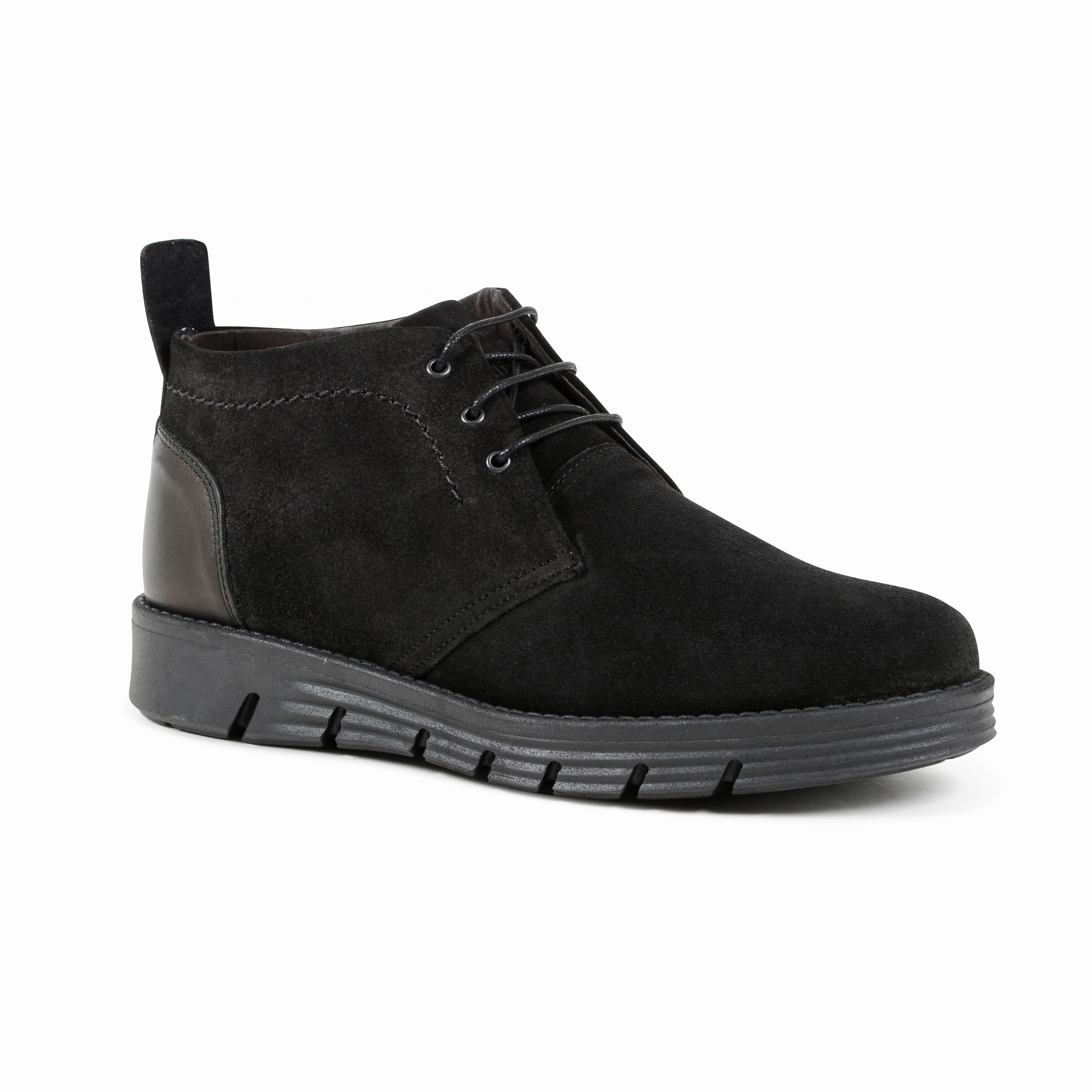 19V69 Italia Botín Hombre Negro 930 CAMOSCIO NERO