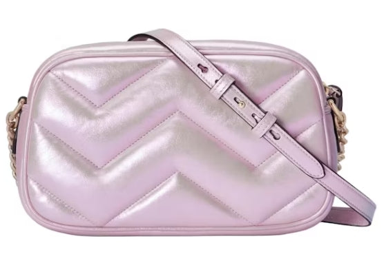 Bolso de hombro Marmont de piel iridiscente