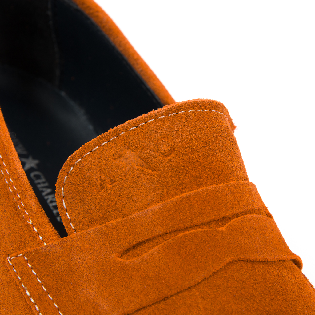 Mocasines Andrew Charles para hombre naranja SEAN