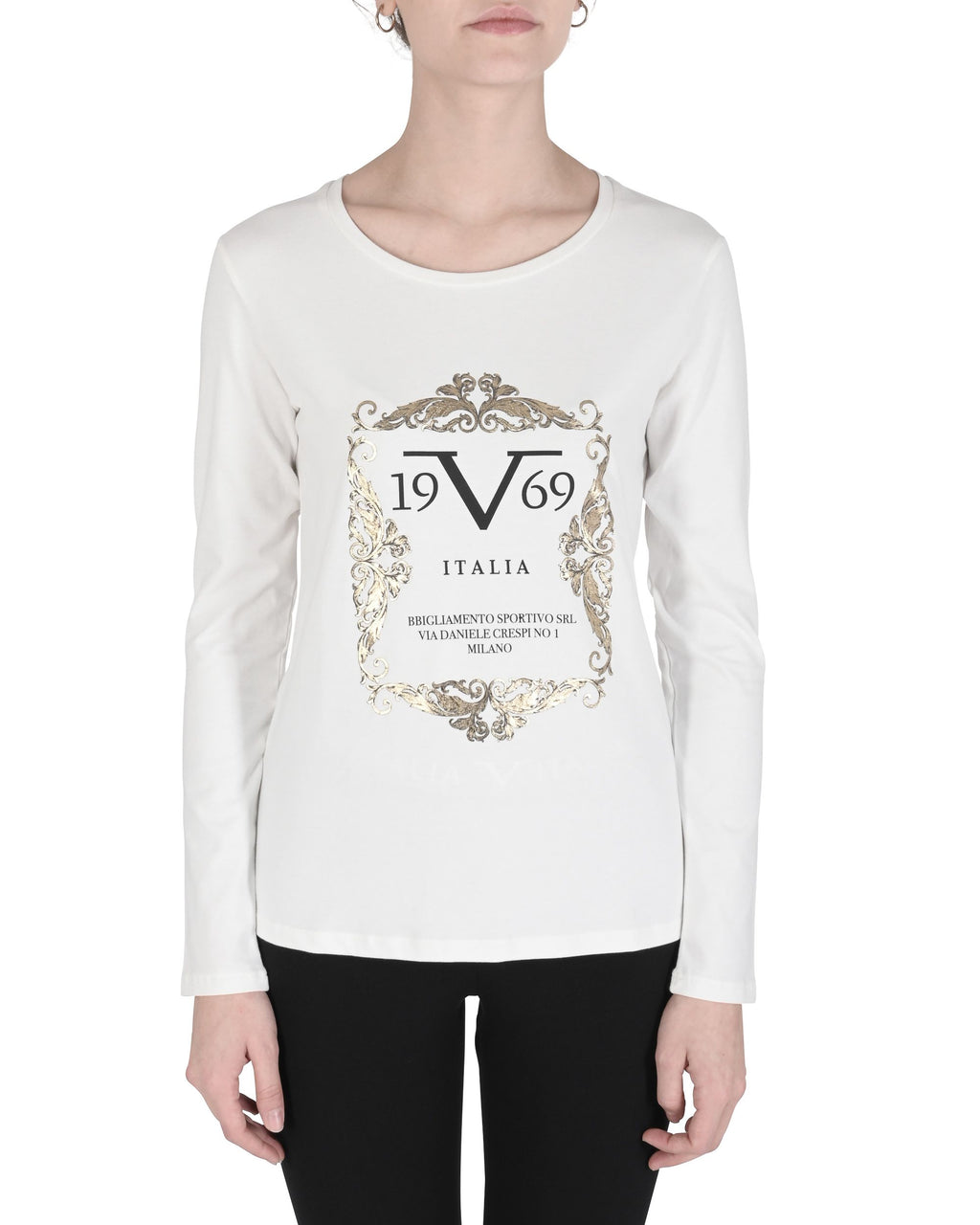 Camiseta de mujer 19V69 Italia ANGELICA BLANCA