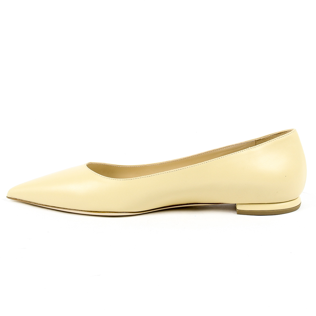 Andrew Charles Womens Ballerina Beige SONIA