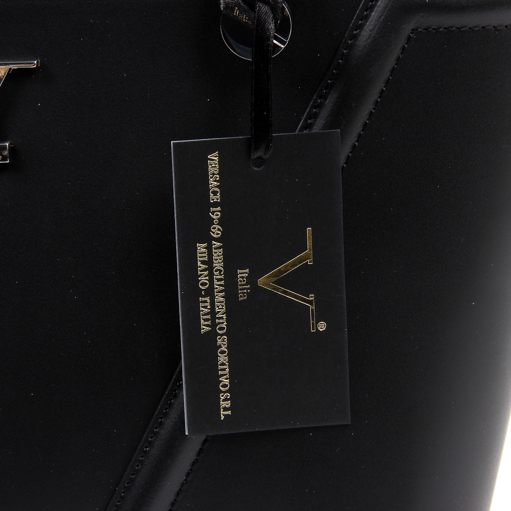 Bolso de mano para mujer V 1969 Italia V008-S RUGA NERO