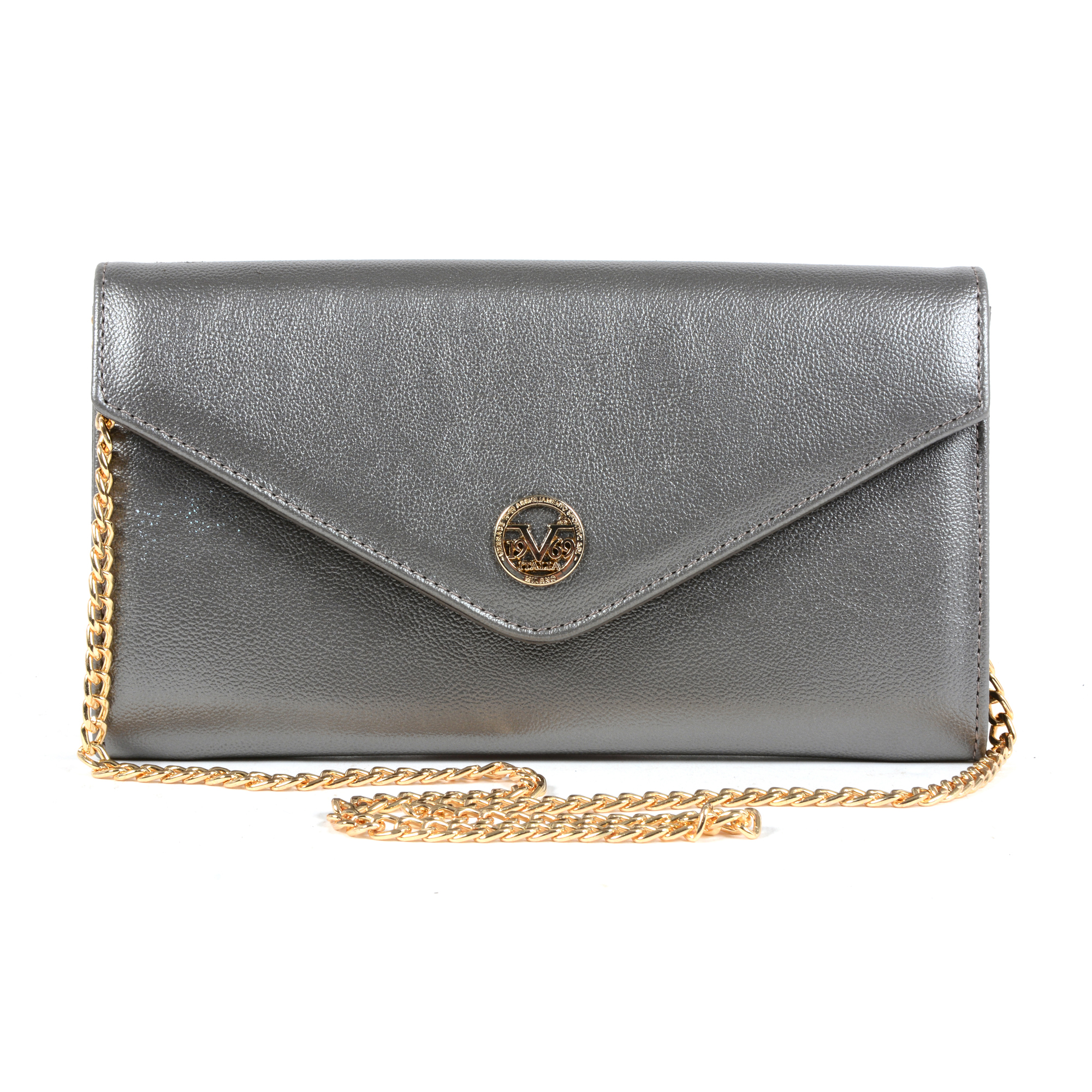 V 1969 Italia Womens Handbag Silver KYOTO