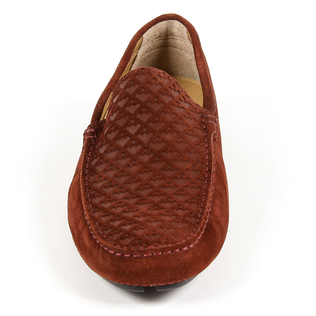 Mocasín Andrew Charles para hombre Burdeos TRON