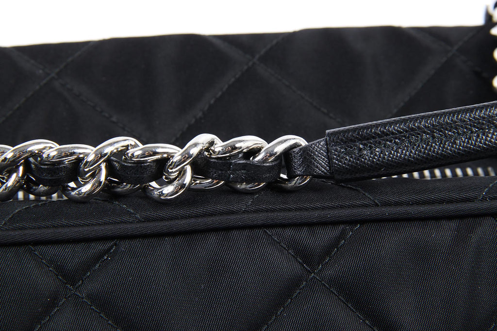 Bolso acolchado Prada BL0774 Nero Tessuto Impuntu
