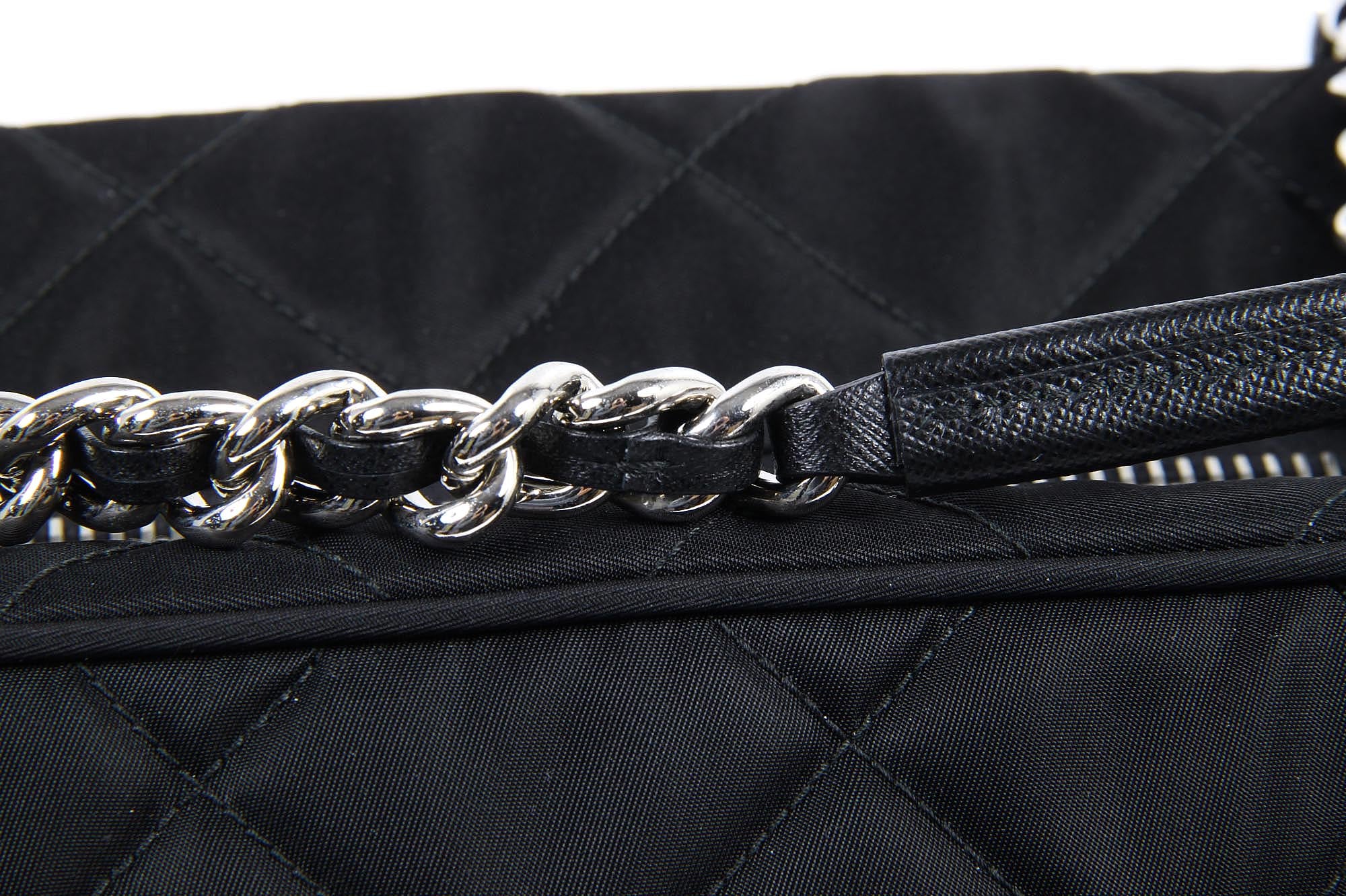 Bolso acolchado Prada BL0774 Nero Tessuto Impuntu