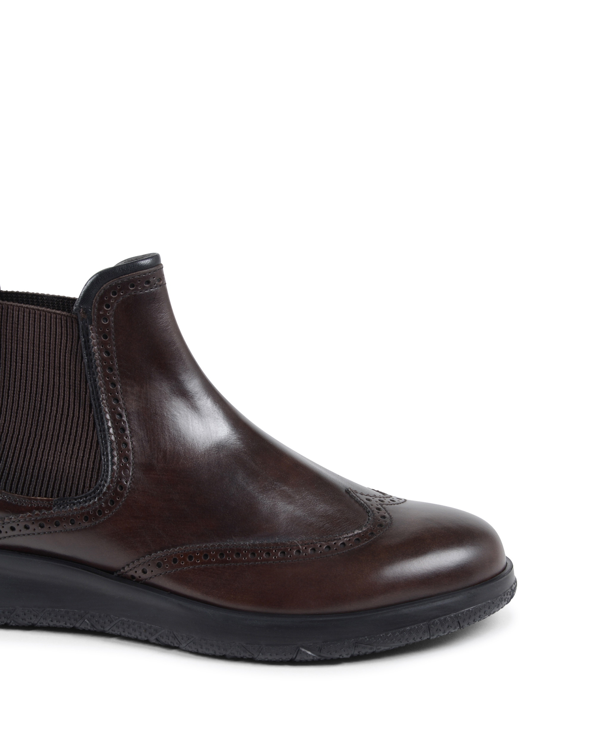 Fratelli Rossetti Mens Ankle Boot Dark Brown 45978 LEICESTER EBANO