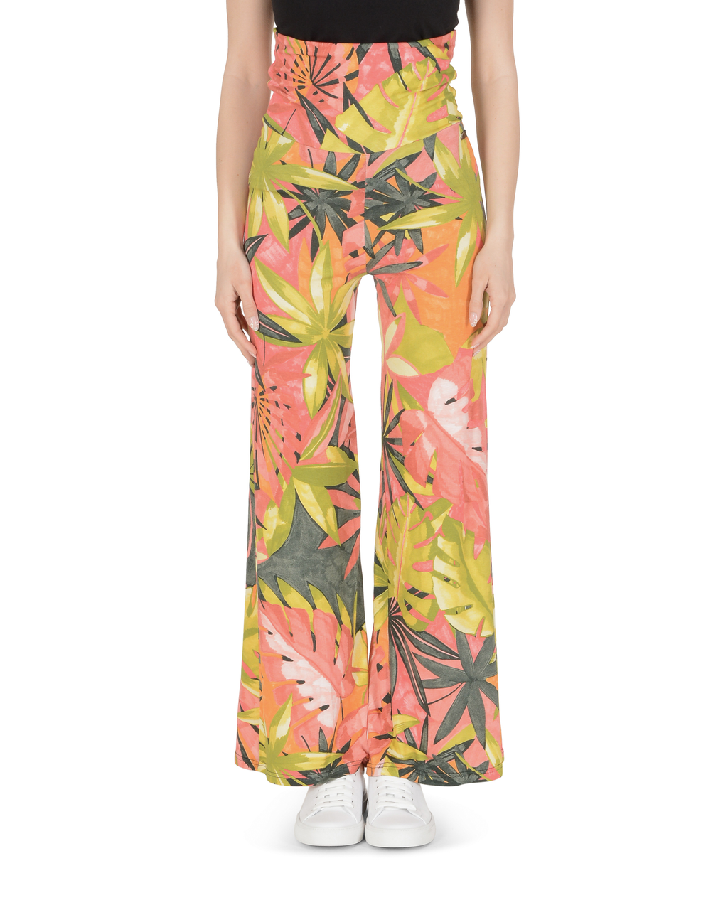 19V69 Italia Pantalones de mujer Multicolor PINO ROSA MULTI
