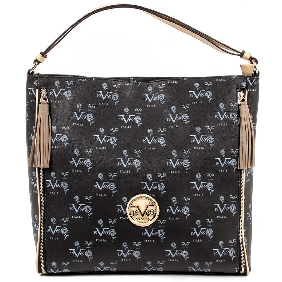 Bolso de mano para mujer V 1969 Italia V1969005 NEGRO