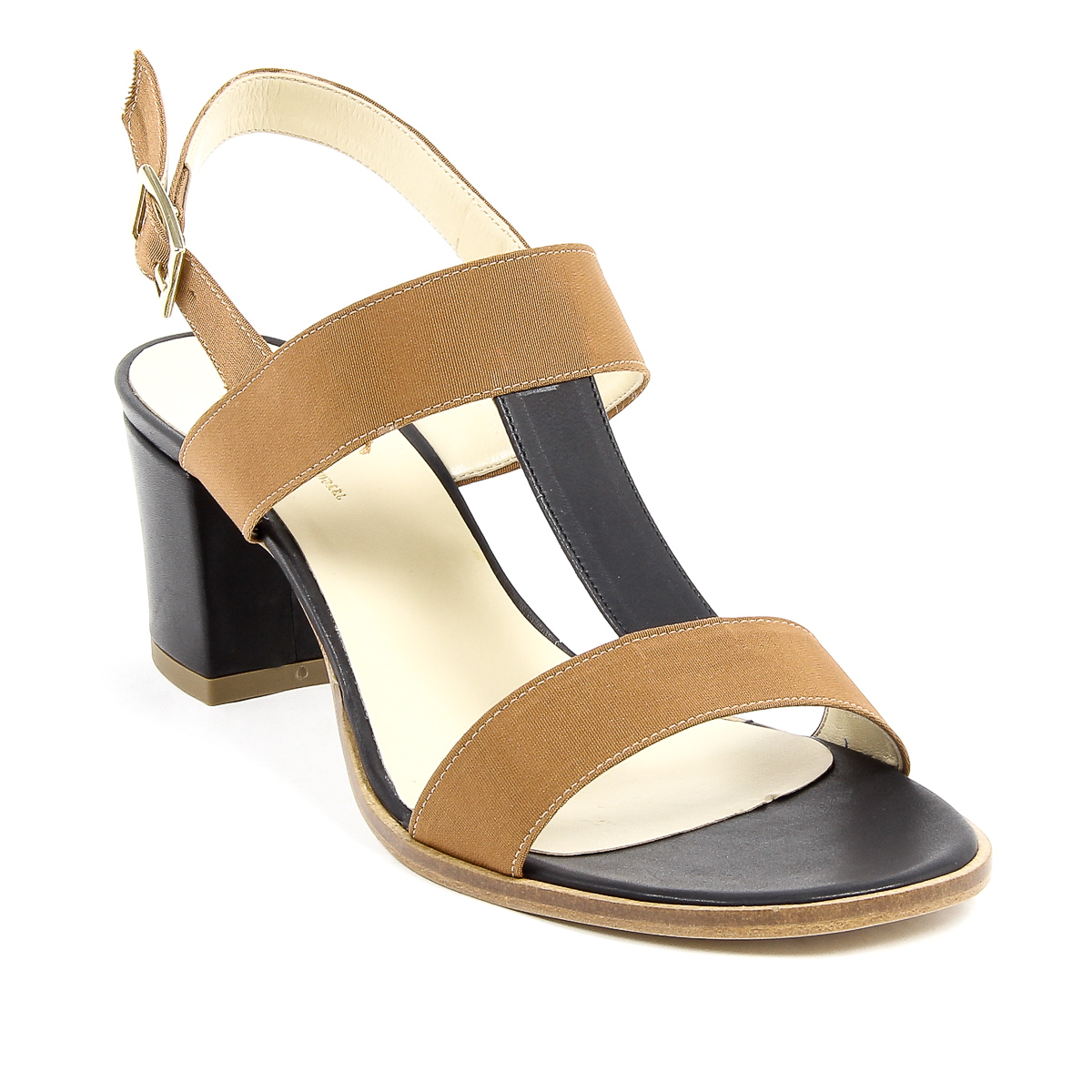 Sandalia V 1969 Italia para mujer, color negro, PERLA