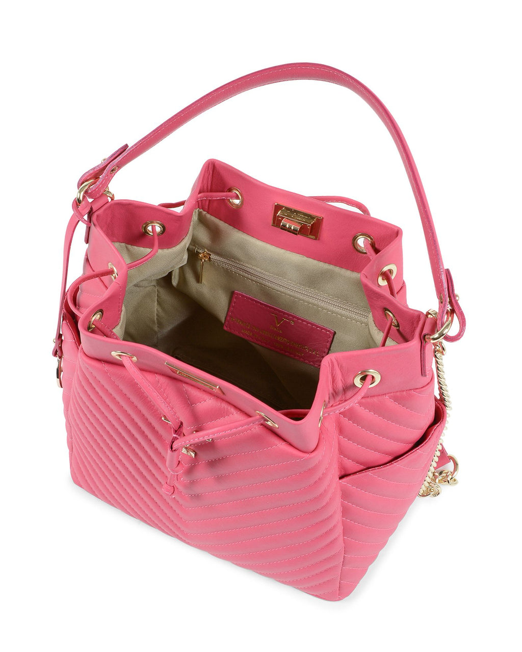 Bolso satchel para mujer V Italia fucsia BH10272 52 SAUVAGE FUXIA