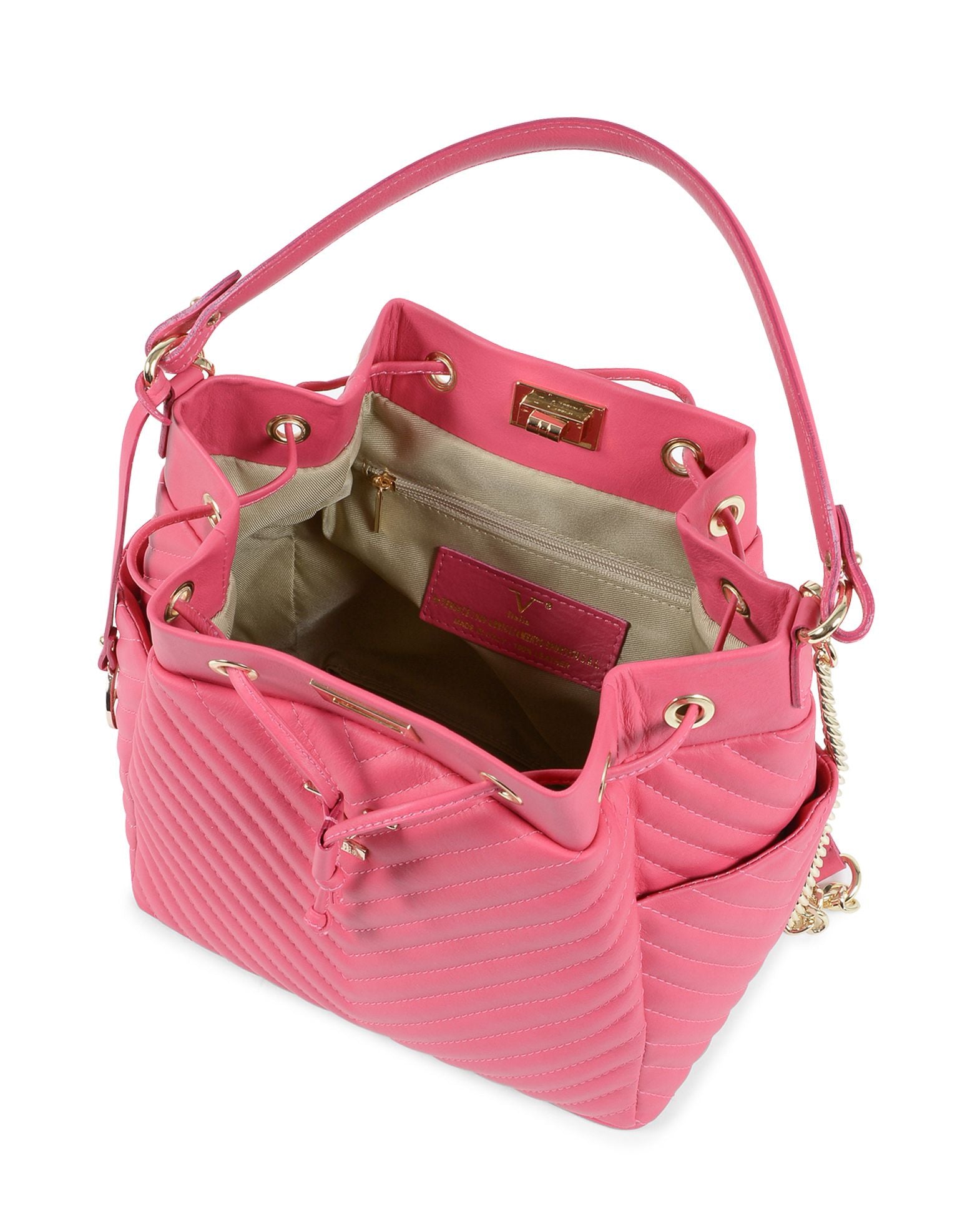 Bolso satchel para mujer V Italia fucsia BH10272 52 SAUVAGE FUXIA