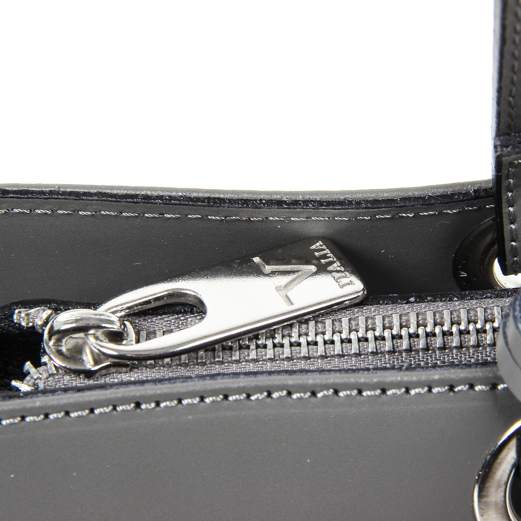 Bolso de mano para mujer V 1969 Italia V009-S RUGA GRIGIO V2