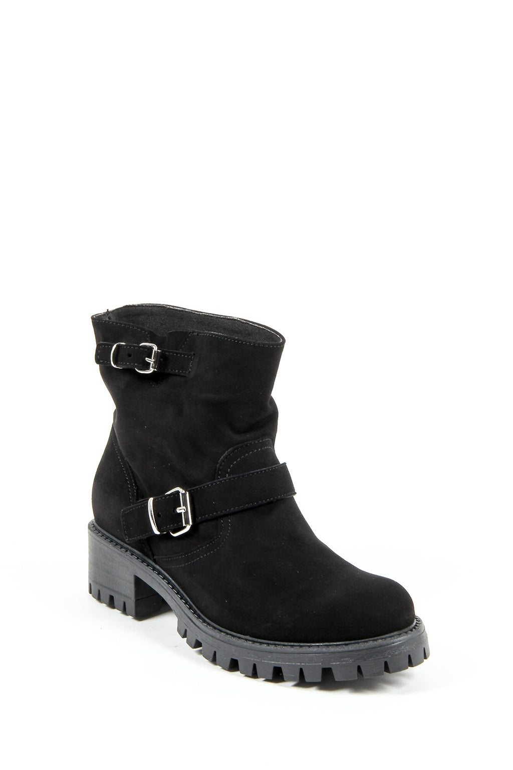 Bota corta para mujer V 1969 Italia B1441 CAMOSCIO NERO