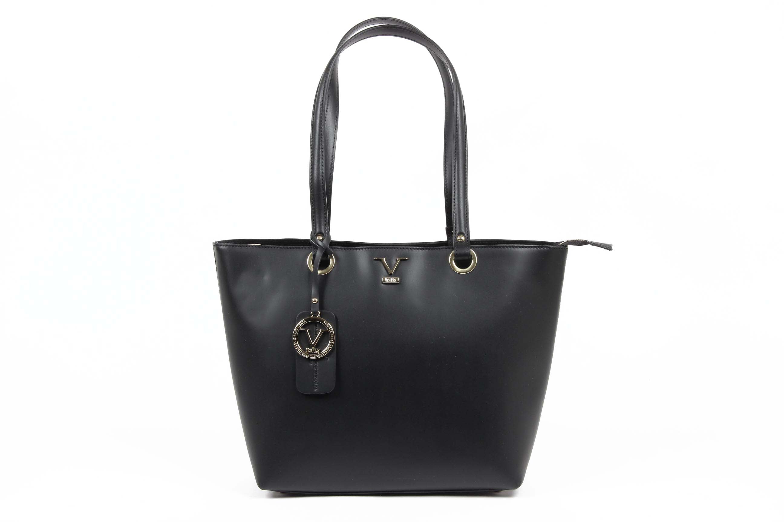 Bolso de mano para mujer V 1969 Italia V009 RUGA NERO