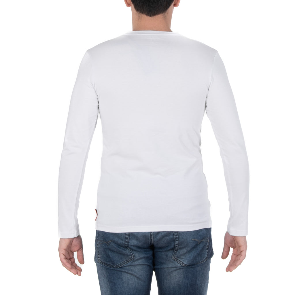 Camiseta de manga larga para hombre Andrew Charles By Andy Hilfiger TS160 031002 SELMA WHITE 003