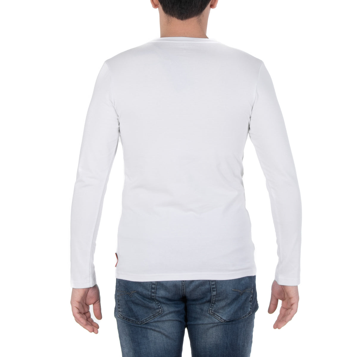 Camiseta de manga larga para hombre Andrew Charles By Andy Hilfiger TS160 031002 SELMA WHITE 003