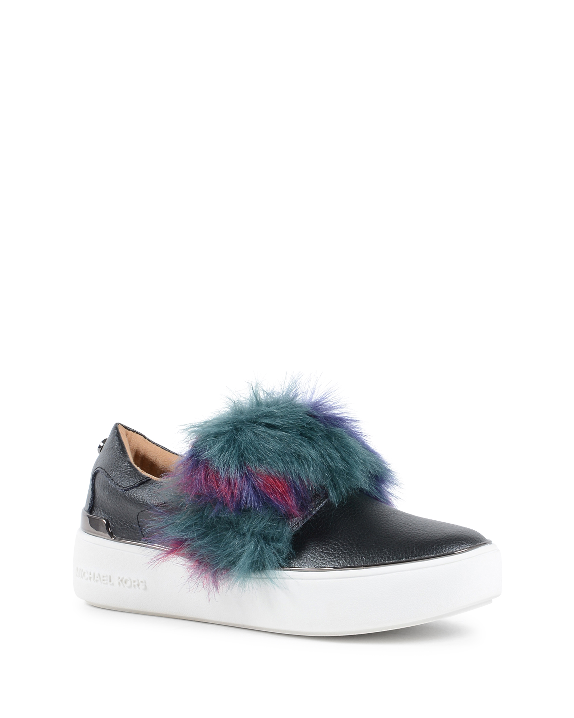 Zapatillas Michael Kors para niña sin cordones negras ZIA MAVEN TONE BLACK