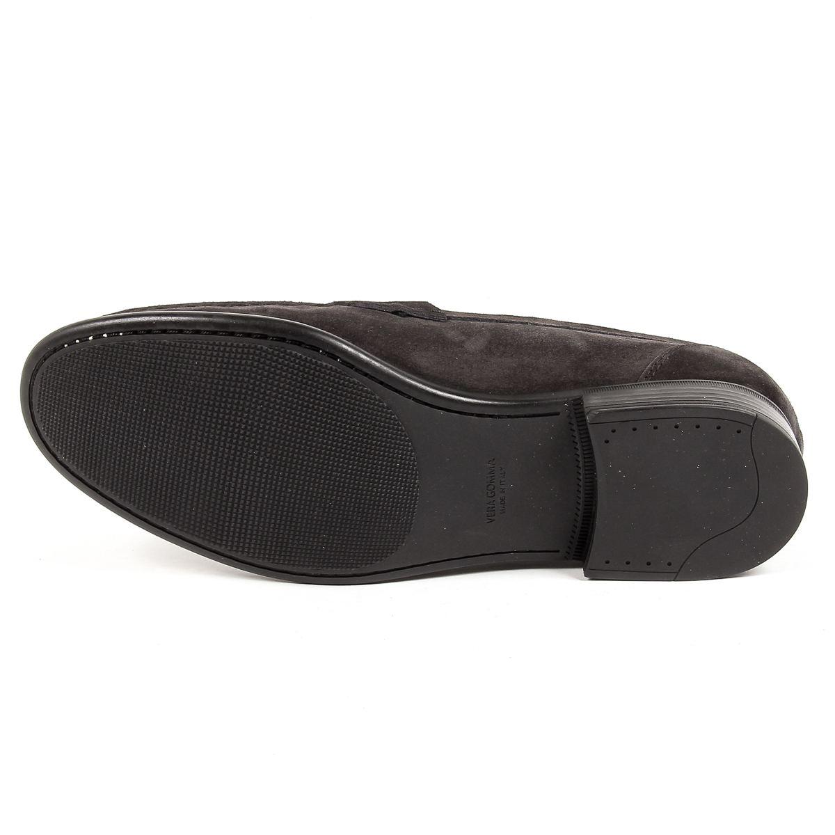 Mocasines V 1969 Italia para hombre, gris oscuro, LEONARDO