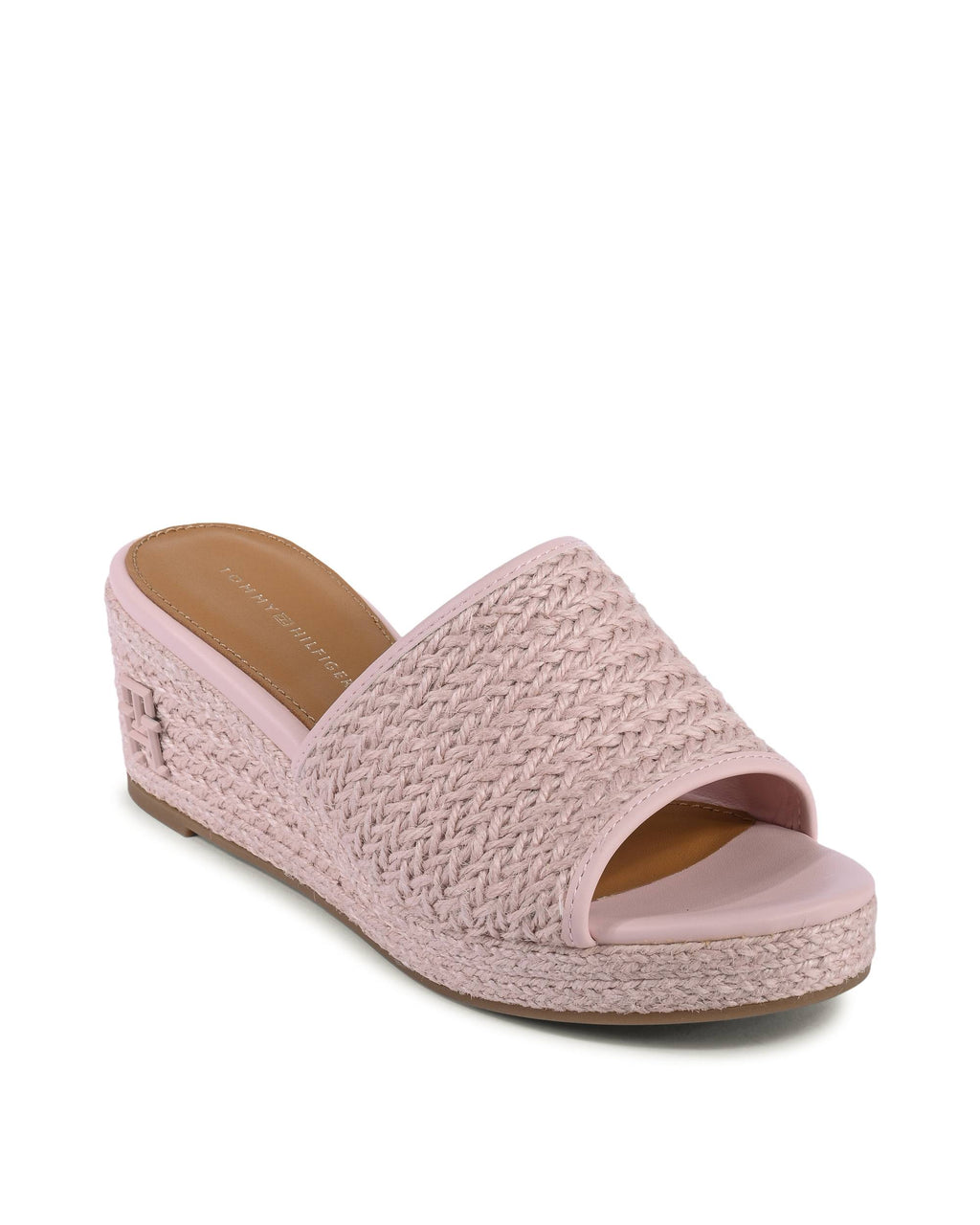 Tommy Hilfiger - Sandalias de cuña para mujer, color rosa, FW0FW07927TJQ