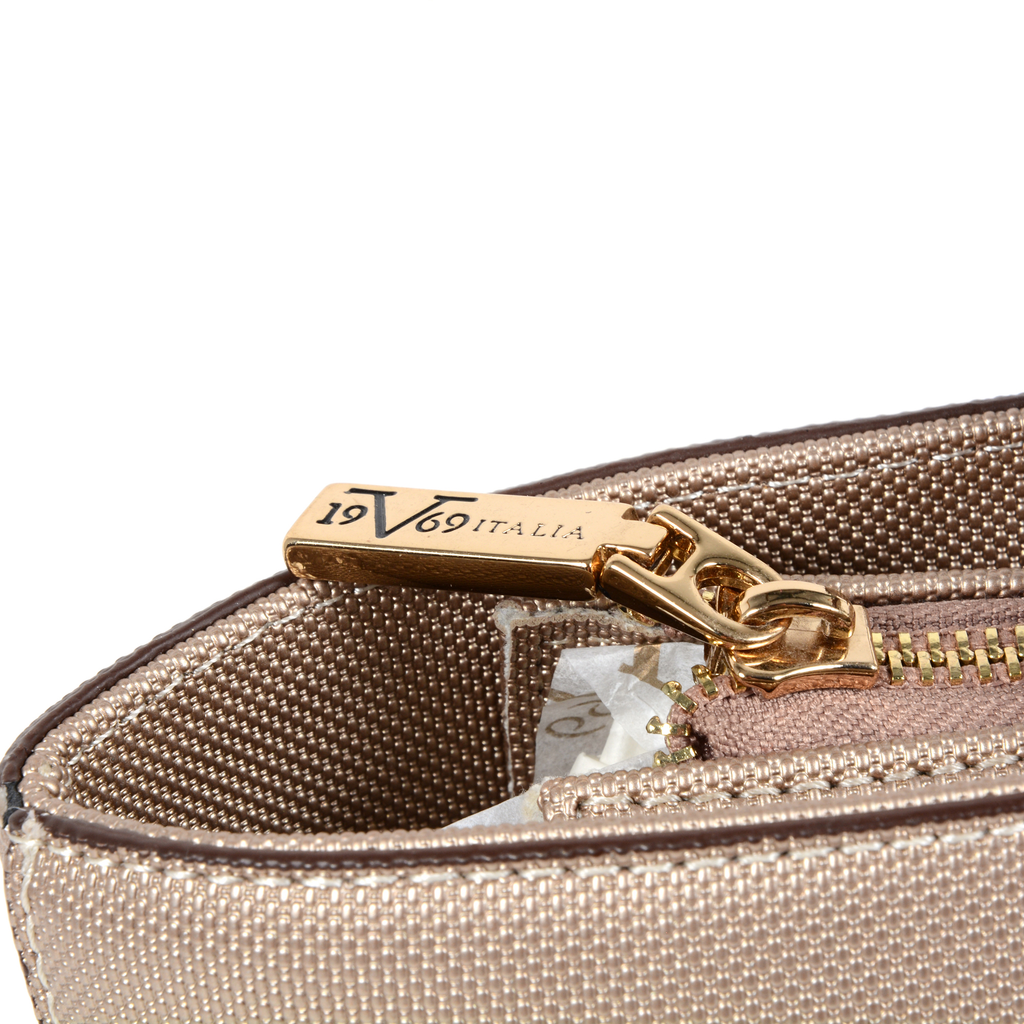 V Italia Womens Handbag Gold 3301 GOLD