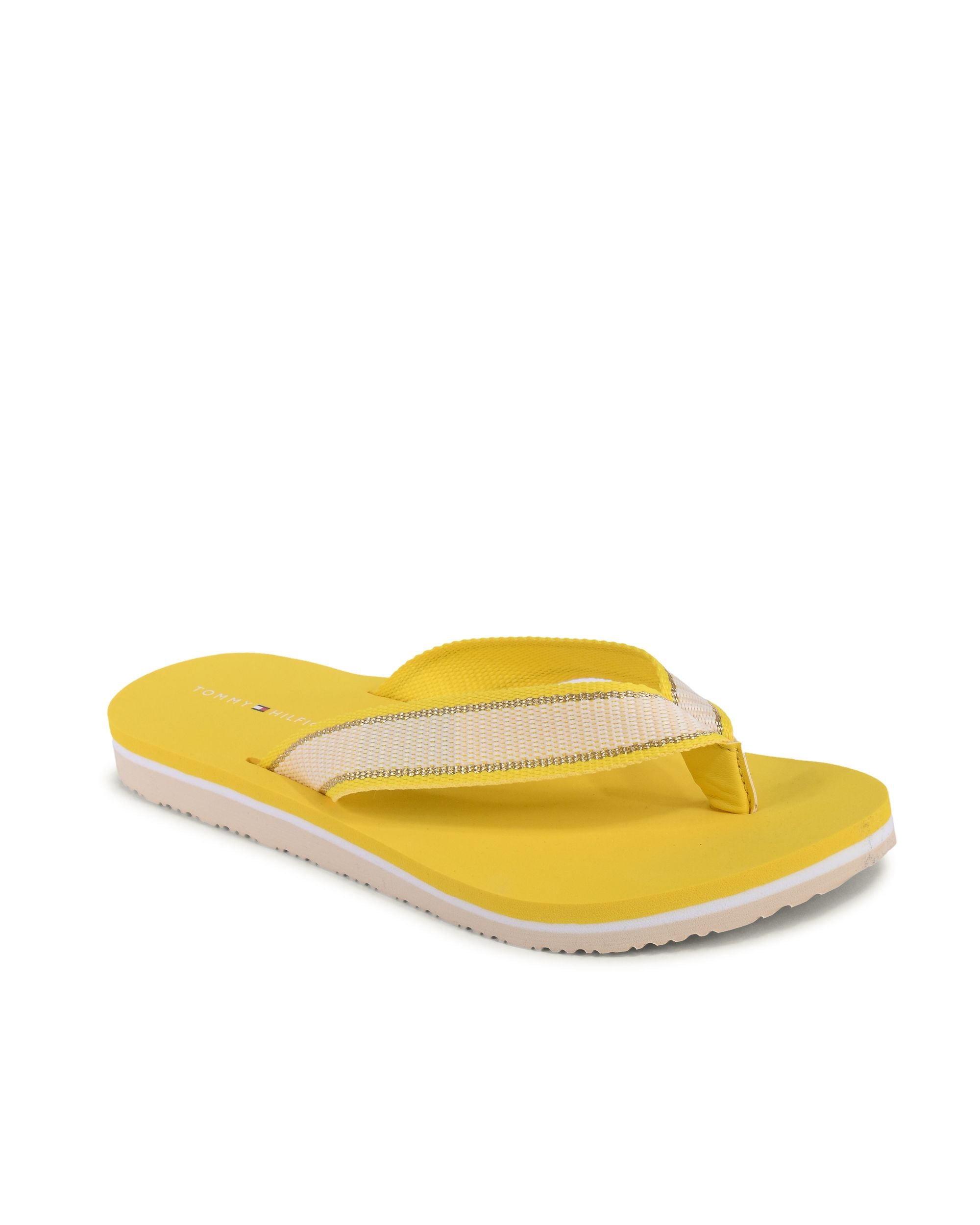 Tommy Hilfiger Womens Flip Flop Yellow FW0FW07262ZGS