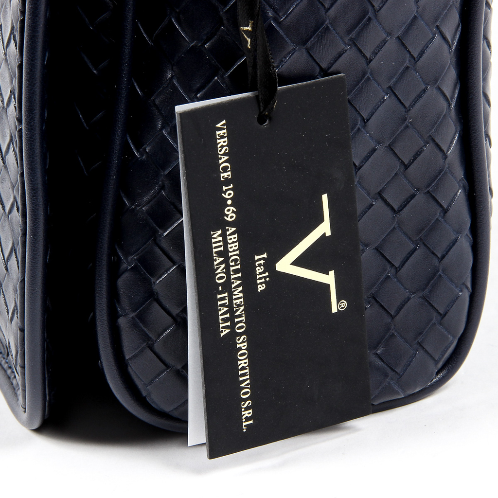 Bolso de mano para hombre V 1969 Italia Azul LEROY