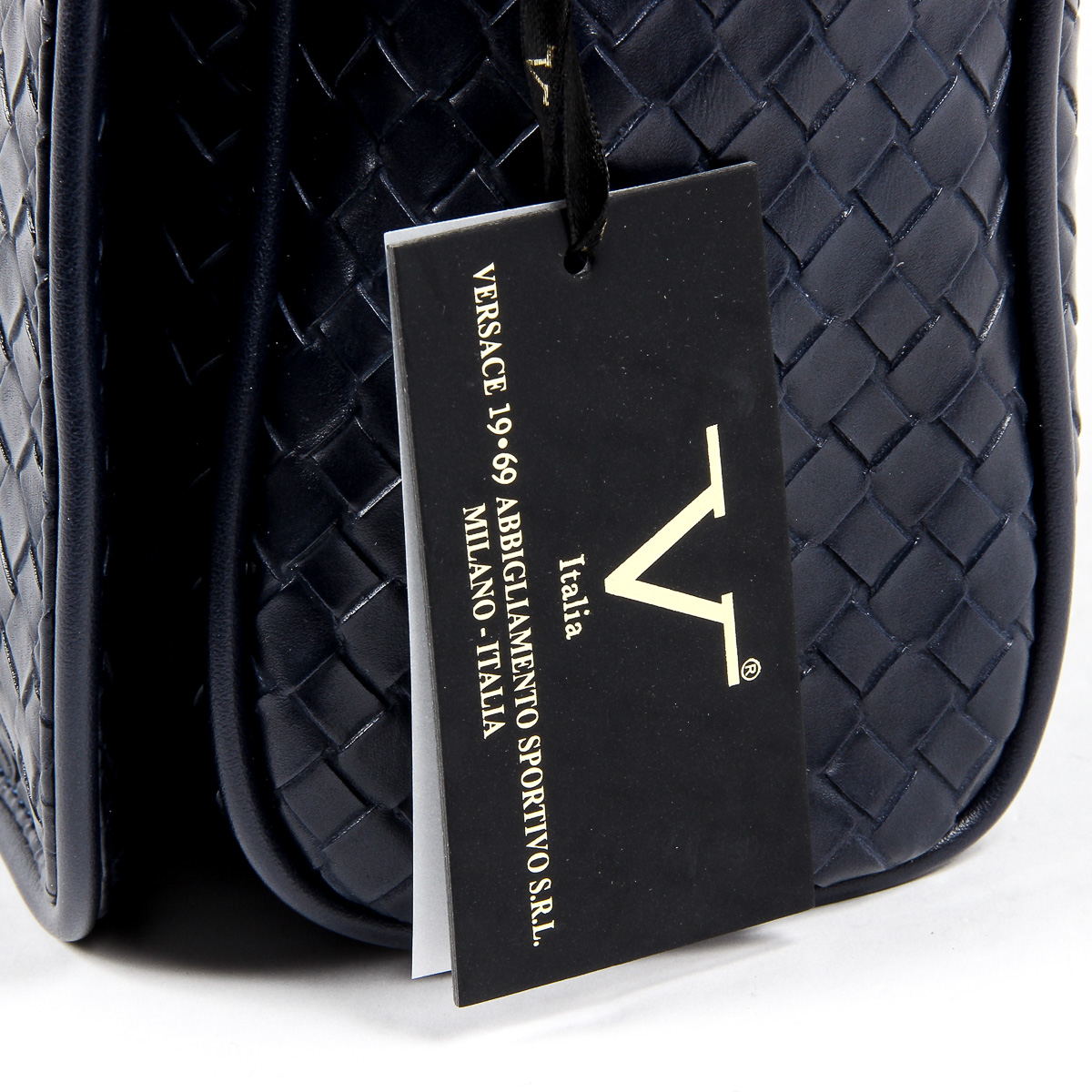 Bolso de mano para hombre V 1969 Italia Azul LEROY