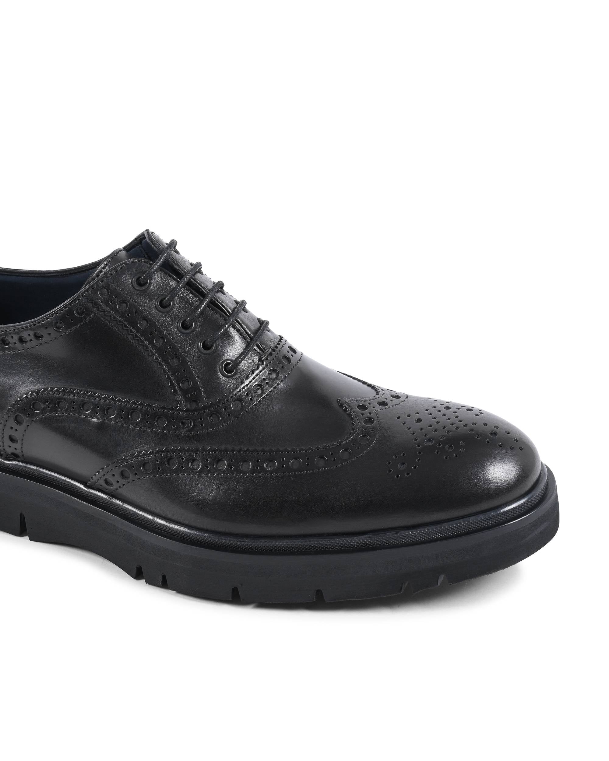 Dee Ocleppo Zapatos brogue para hombre EB129 VITELLO NERO