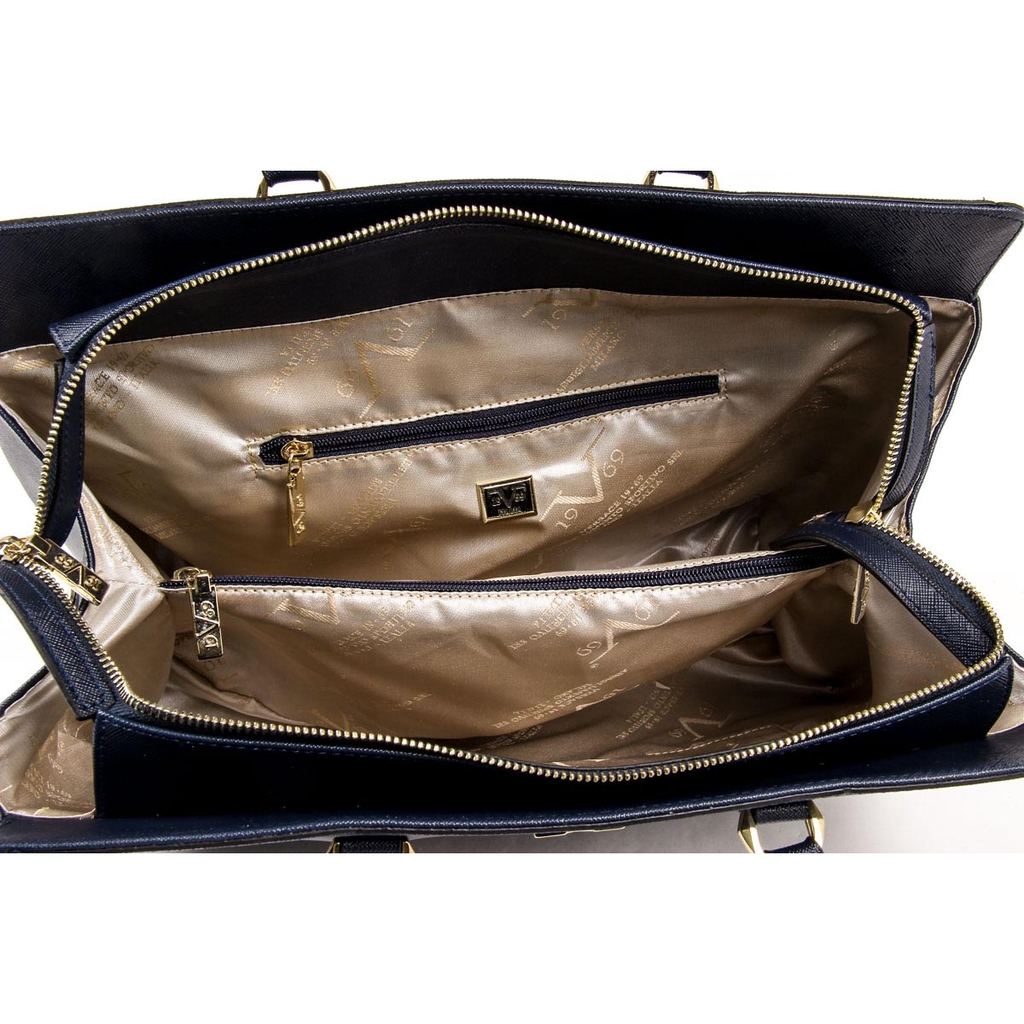 Bolso de mano para mujer V 1969 Italia V1969002 AZUL MARINO