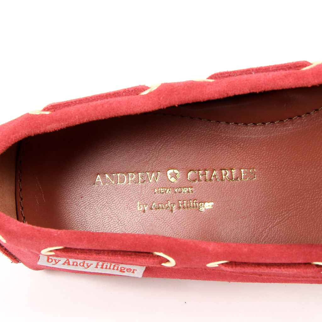 Mocasín Andrew Charles para mujer rojo GIULY