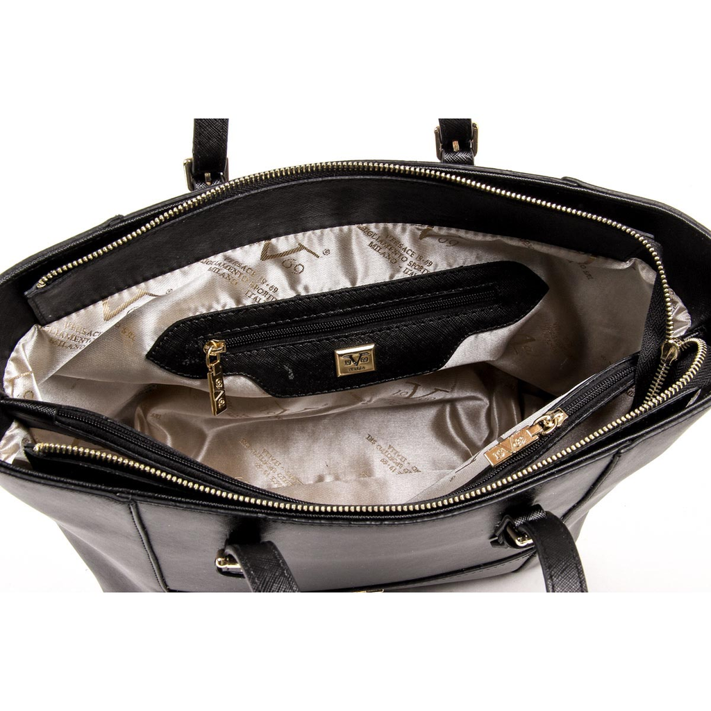 Bolso de mano para mujer V 1969 Italia V1969013 NEGRO