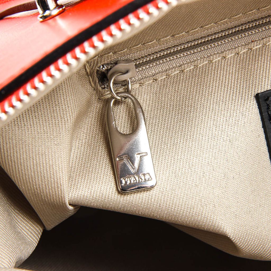Bolso de mano para mujer V 1969 Italia V003-S RUGA ROSSO