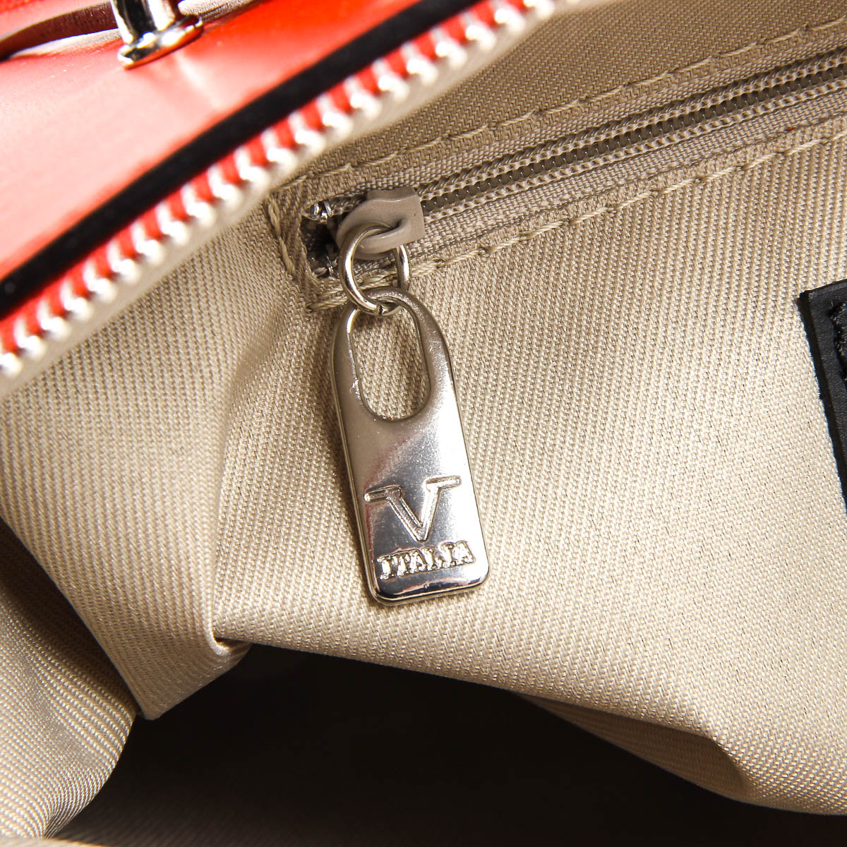 Bolso de mano para mujer V 1969 Italia V003-S RUGA ROSSO