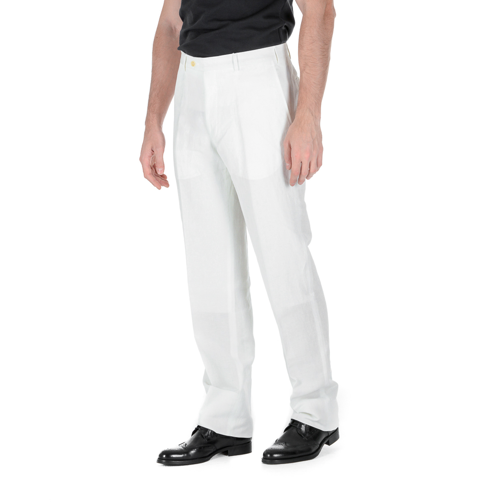 Armani Collezioni Mens Pants White
