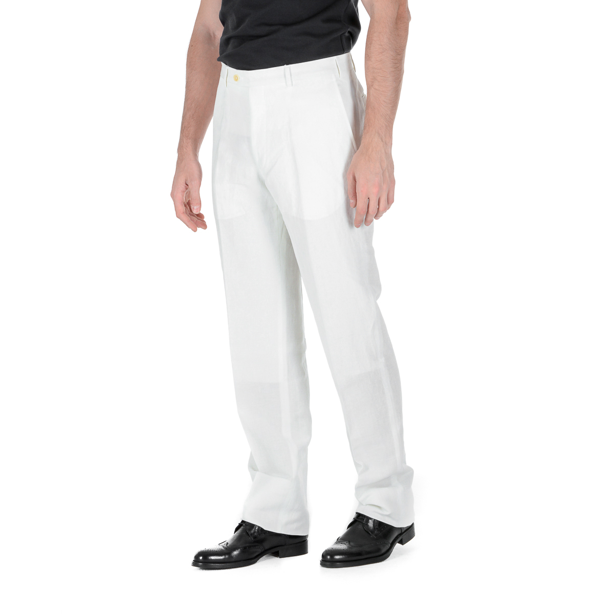Armani Collezioni Mens Pants White