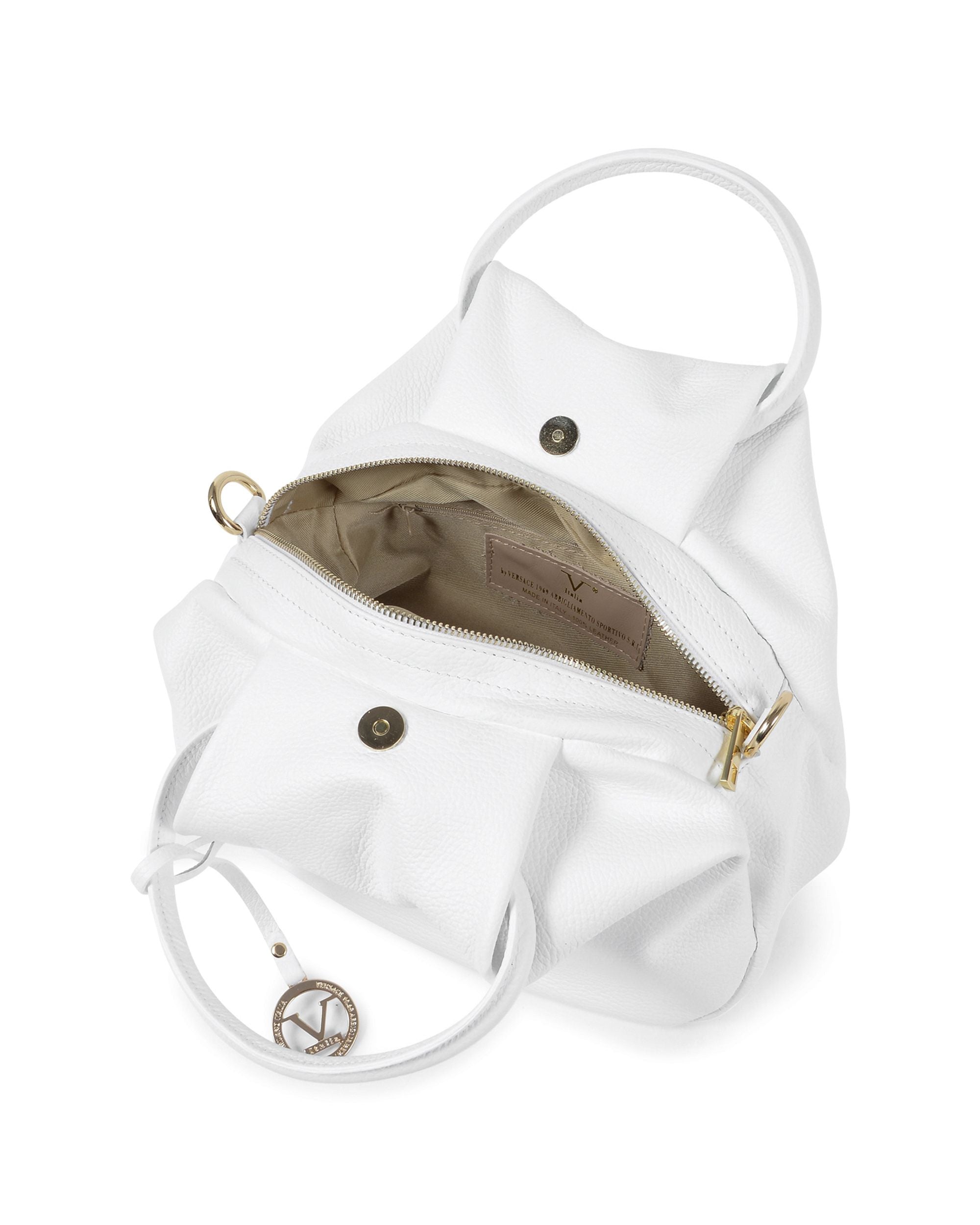 Bolso de mano de mujer V Italia Blanco V10312 52 DOLLARO BIANCO